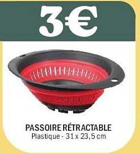 PASSOIRE RÉTRACTABLE