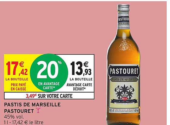 PASTIS DE MARSEILLE PASTOURET