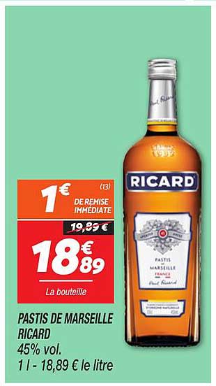 PASTIS DE MARSEILLE RICARD