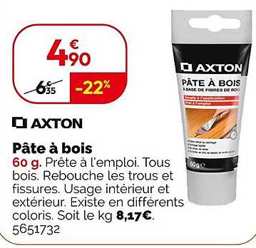 Pâte à bois
