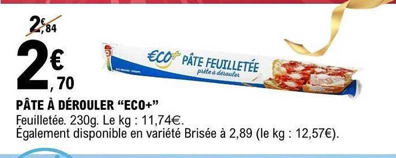 PÂTE À DÉROULER “ECO+”