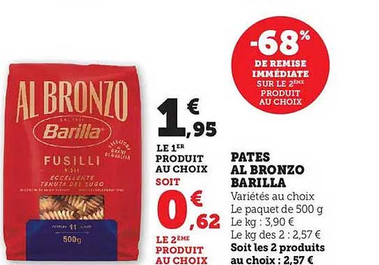 PATES AL BRONZO BARILLA