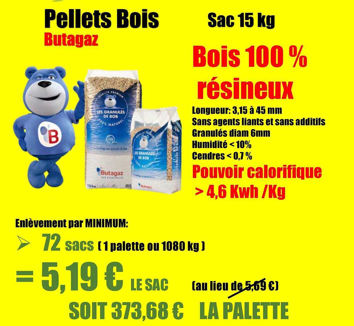 Pellets Bois Butagaz