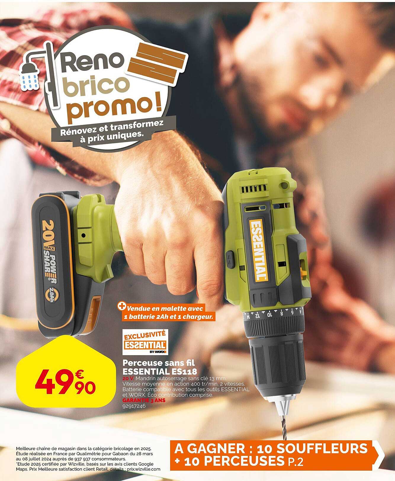 Perceuse sans fil ES118
