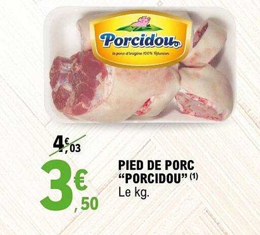 PIED DE PORC "PORCIDOU"