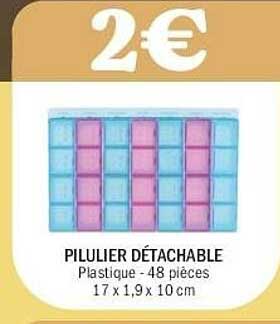 PILULIER DÉTACHABLE