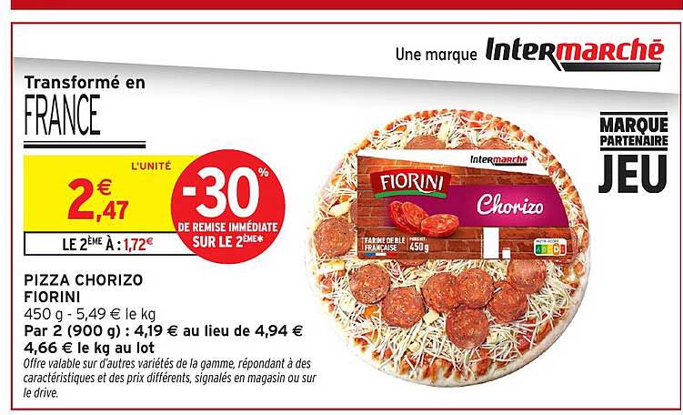 PIZZA CHORIZO FIORINI