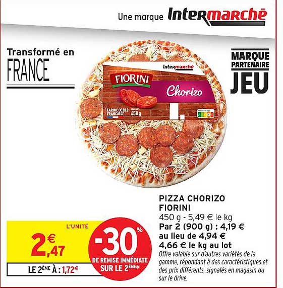 PIZZA CHORIZO FIORINI