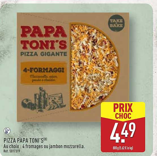 PIZZA PAPA TONI'S