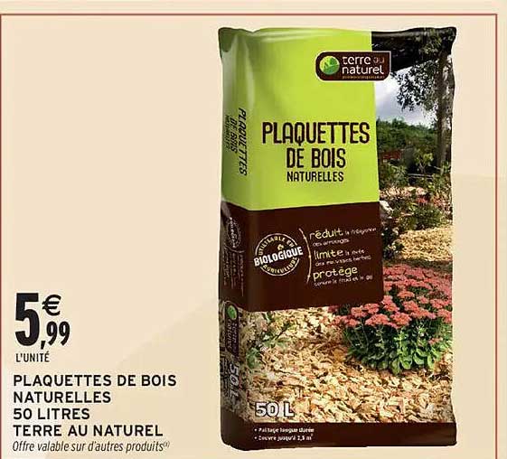 PLAQUETTES DE BOIS NATURELLES
