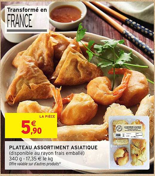 PLATEAU ASSORTIMENT ASIATIQUE
