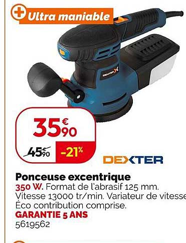 Ponceuse excentrique DEXTER