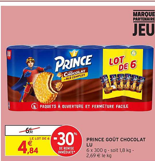PRINCE GOÛT CHOCOLAT LU