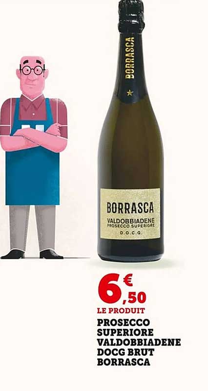 PROSECCO SUPERIORE VALDOBBIADENE DOCG BRUT BORRASCA