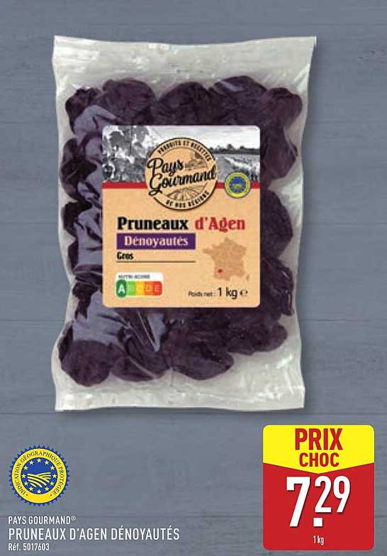 PRUNEUX D'AGEN DÉNOMÉTÉS
