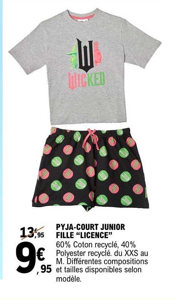 PYJA-COURT JUNIOR FILLE “LICENCE”