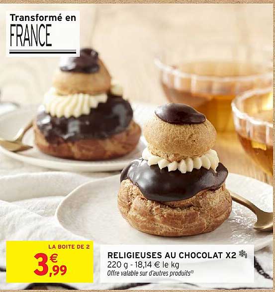 RELIGIEUSES AU CHOCOLAT X2