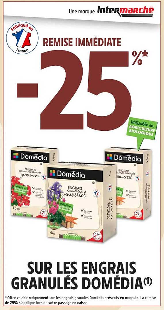 REMISSE IMMéDIATE -25%