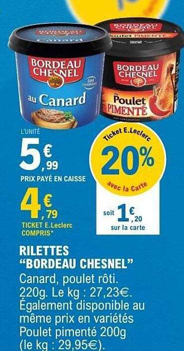 Rillettes "Bordeau Chesnel"