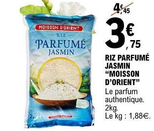 RIZ PARFUMÉ JASMIN “MOISSON D’ORIENT”