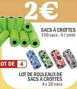 SACS À CROTTES 150 sacs - À l’unité