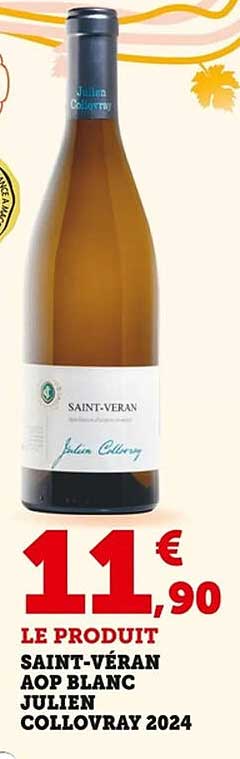 SAINT-VÉRAN AOP BLANC JULIEN COLLOVRAY 2024