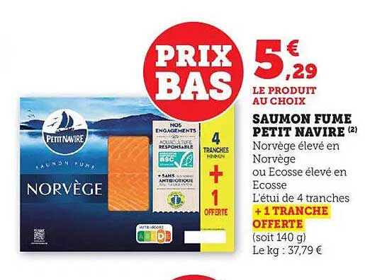 SAUMON FUME PETIT NAVIRE