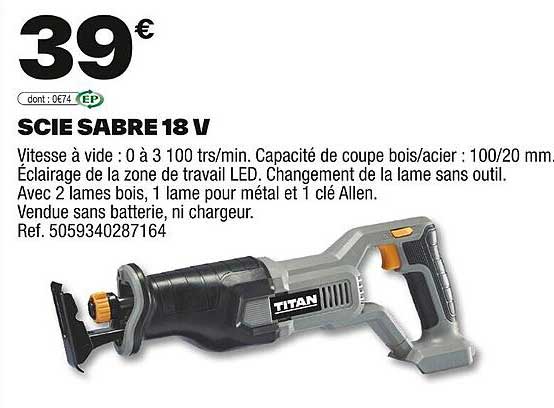 SCIE SABRE 18 V