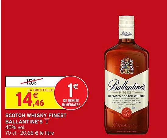 SCOTCH WHISKY FINEST BALLANTINE'S