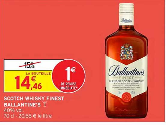 SCOTCH WHISKY FINEST BALLANTINE'S