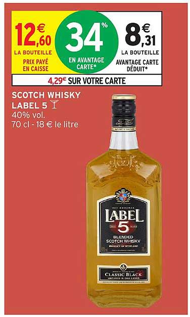 SCOTCH WHISKY LABEL 5