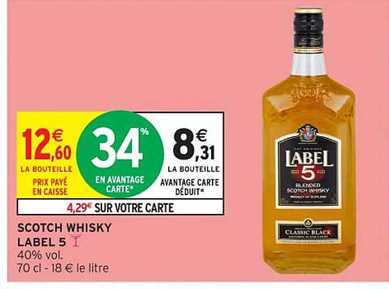 SCOTCH WHISKY LABEL 5