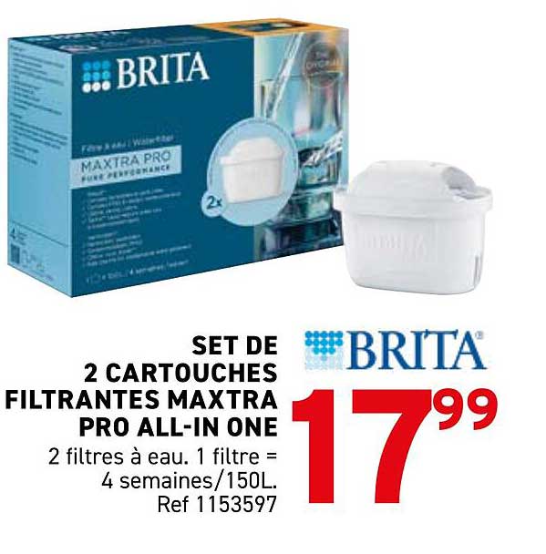 SET DE 2 CARTOUCHES FILTRANTES MAXTRA PRO ALL-IN ONE