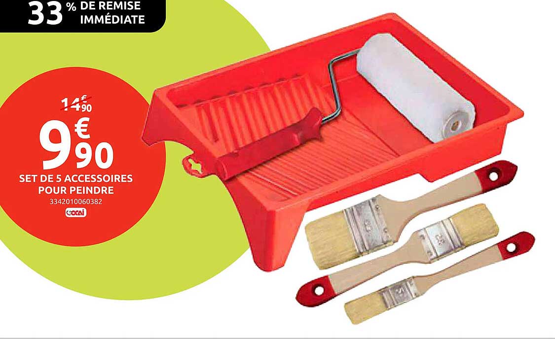 SET DE 5 ACCESSOIRES POUR PEINDRE