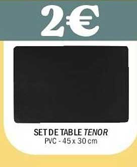 SET DE TABLE TENOR