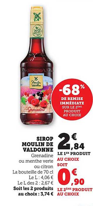 SIROP MOULIN DE VALDONNE