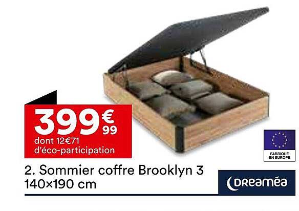 Sommier coffre Brooklyn 3 140x190 cm