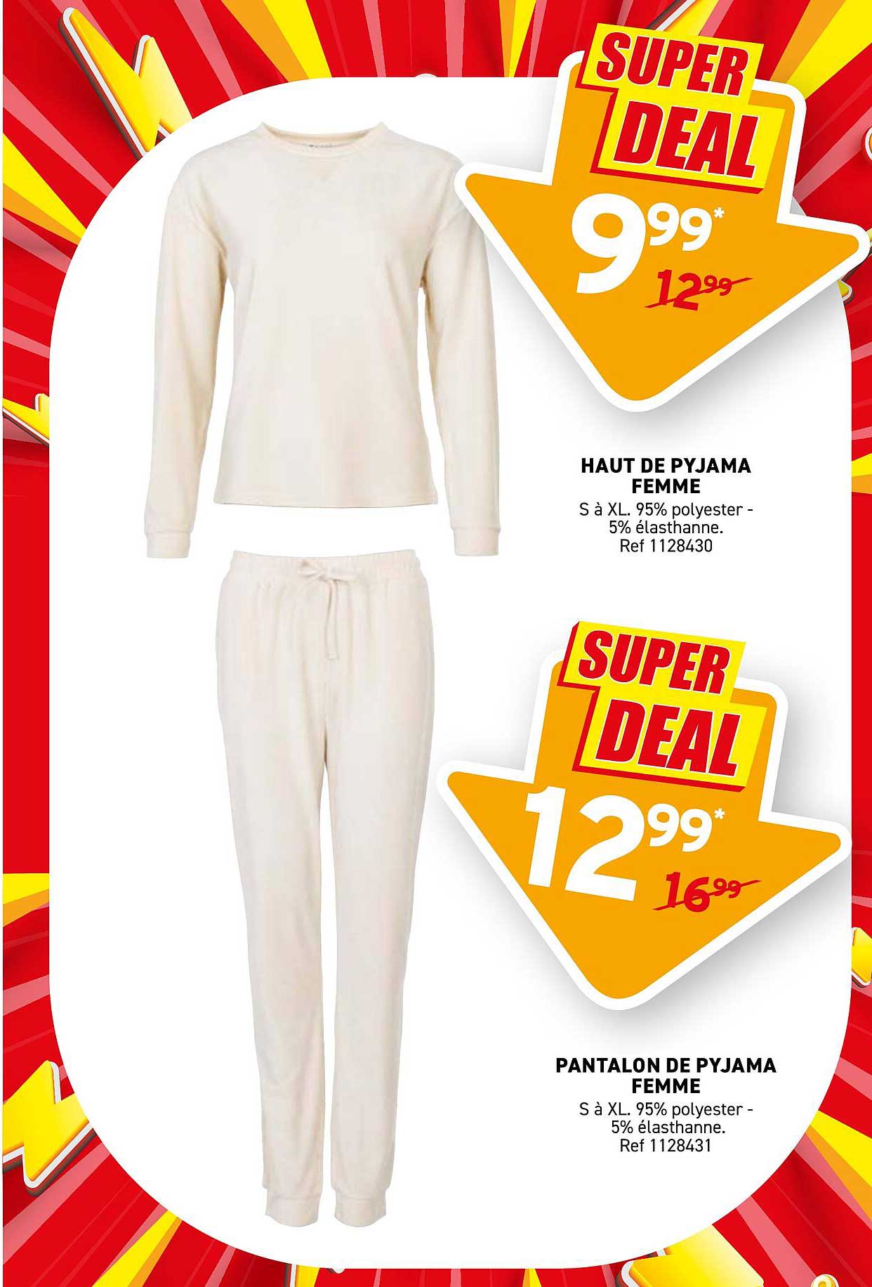SUPER DEAL HAUT DE PYJAMA FEMME