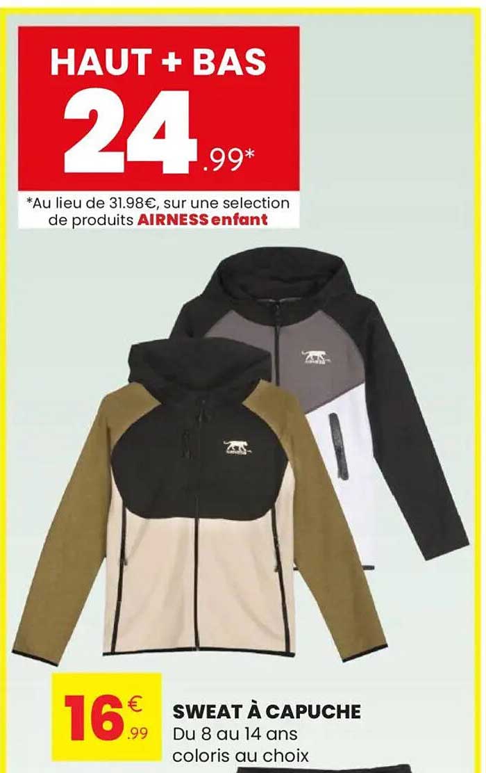 SWEAT À CAPUCHE