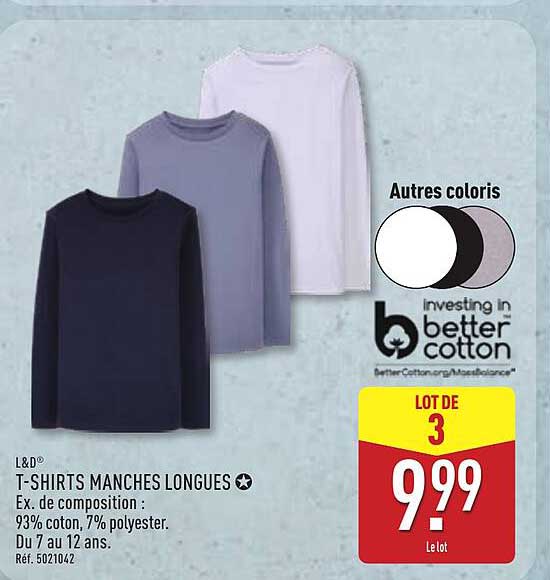 T-SHIRTS MANCHES LONGUES