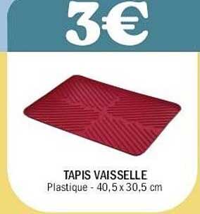 TAPIS VAISSELLE