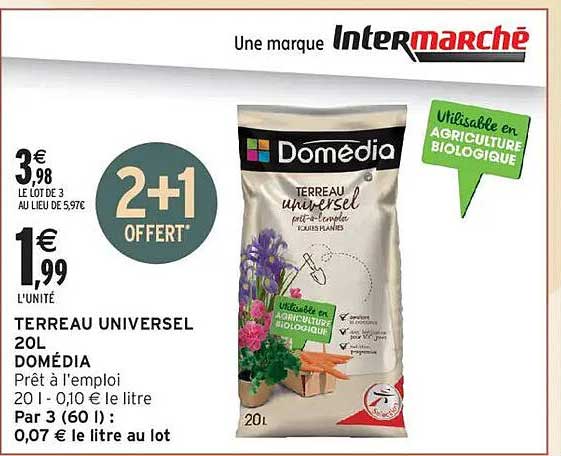 TERREAU UNIVERSEL 20L