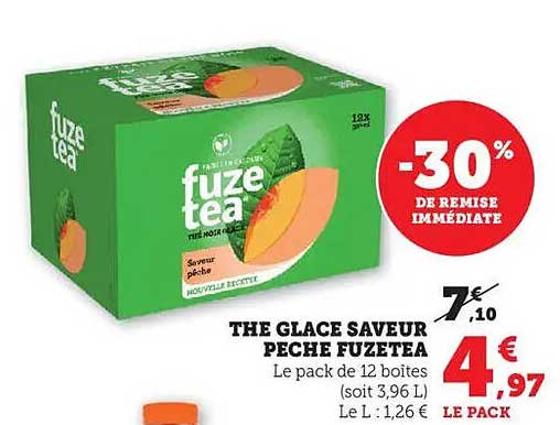 THE GLACE SAVEUR PECHE FUZE TEA