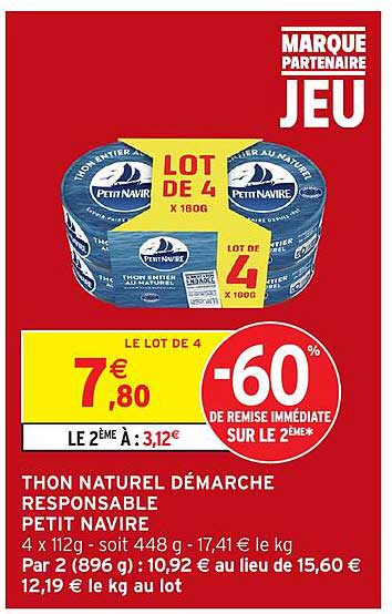 THON NATUREL DÉMARCHE RESPONSABLE PETIT NAVIRE