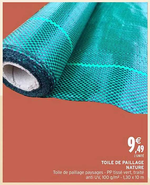 TOILE DE PAILLAGE NATURE