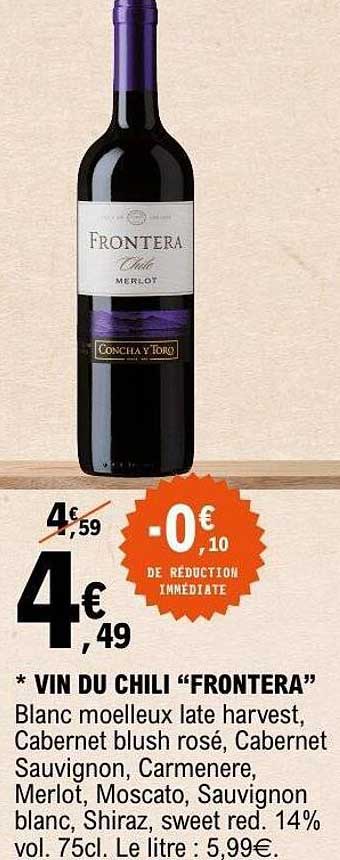 * VIN DU CHILI “FRONTERA”