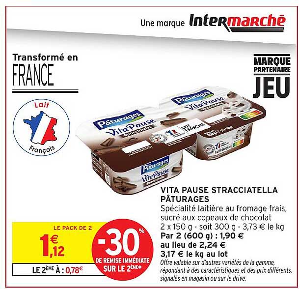 VITA PAUSE STRACCIATELLA PÂTURAGES
