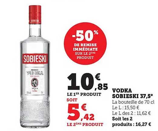 VODKA SOBIESKI 37,5°