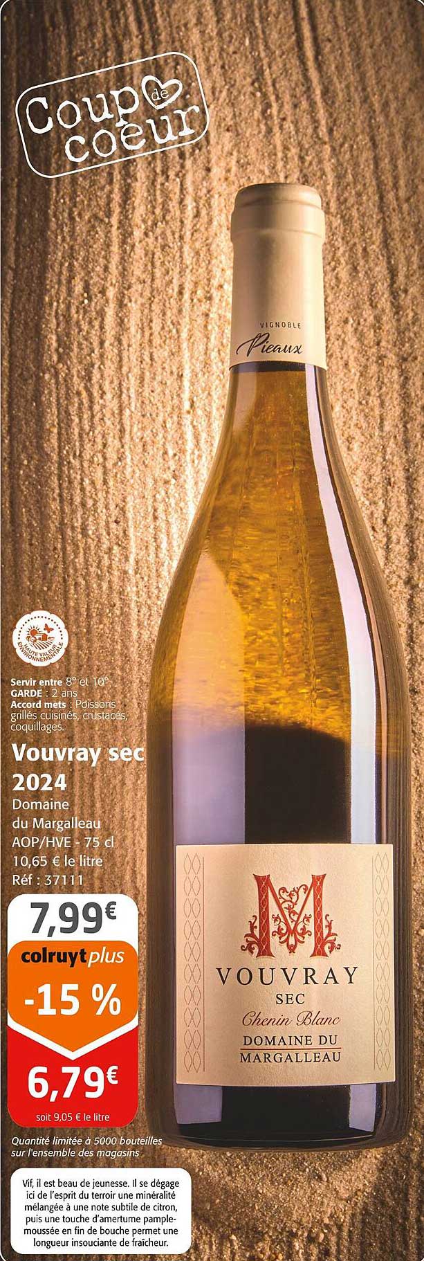 Vouvray sec 2024 Domaine du Margalleau