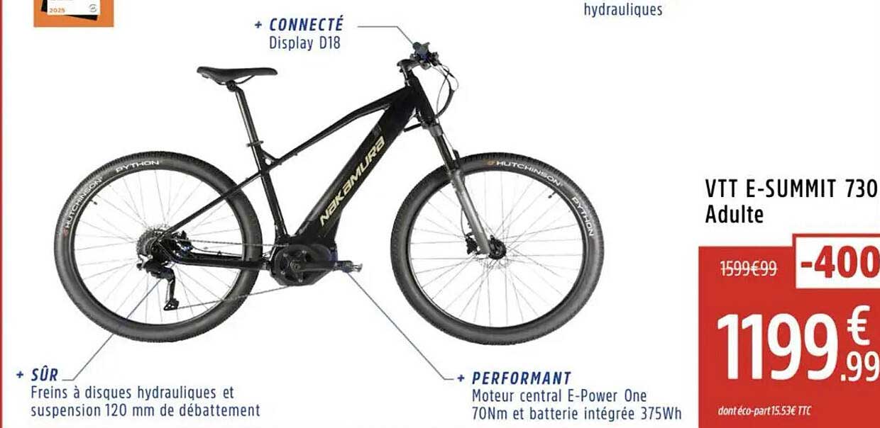 VTT E-SUMMIT 730 Adulte
